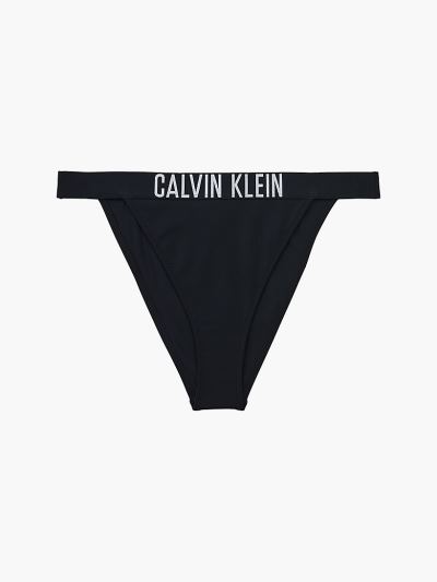 Calvin Klein Fürdőruha HU079854 | Calvin Klein Intense Power High Waisted Női Bikini Alsó Fekete